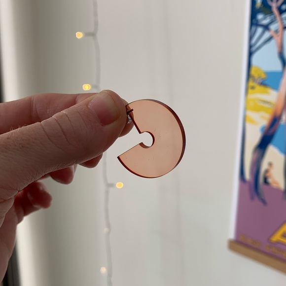 3 Pairs of Transparent Earrings - Picture 2 of 4